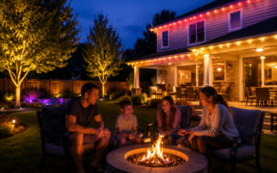 Make Summer Nights More Fun With Permanent Outdoor Lights