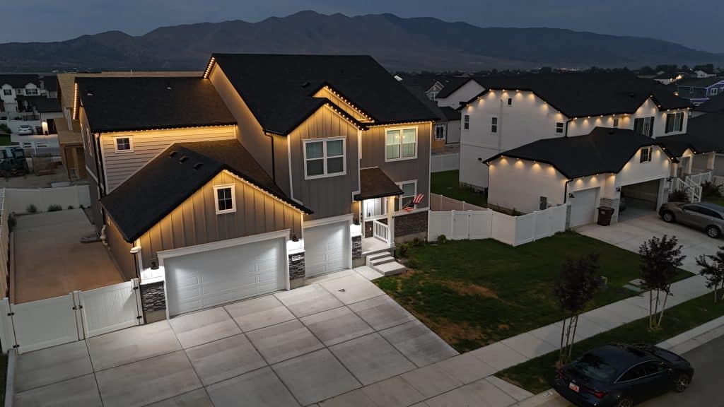 Permanent outdoor lighting Utah